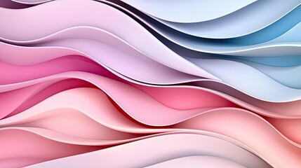 3D abstract art background idea. Colorful abstract waves create a vibrant visual flow of smooth patterns.