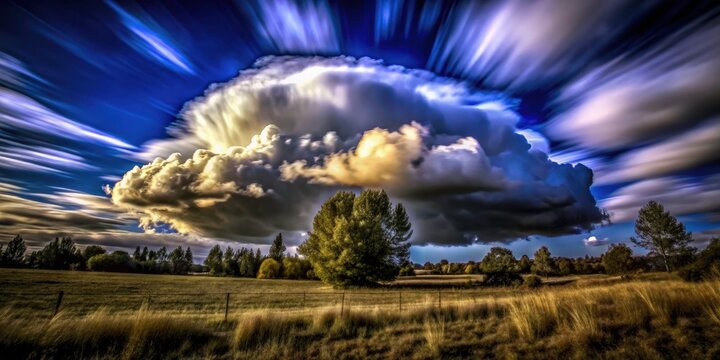 Long Exposure Cloud PNG Cutout - Photobashing, Matte Painting, Concept Art Resource