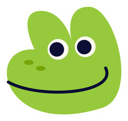 Cute Head Animal Sticker Element