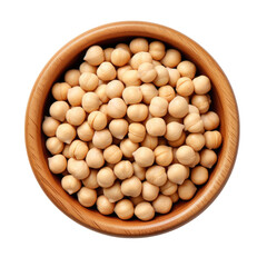 chickpeas on transparent background