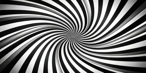 Swirling black and white striped abstract pattern on a seamless background, artistic, stripes,  artistic, stripes
