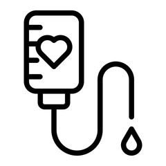 donation Line Icon