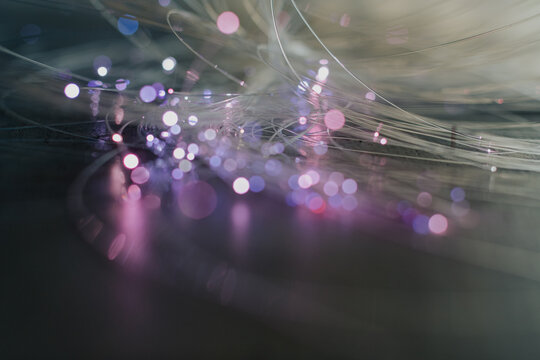 Fiber optics Star lights for a car