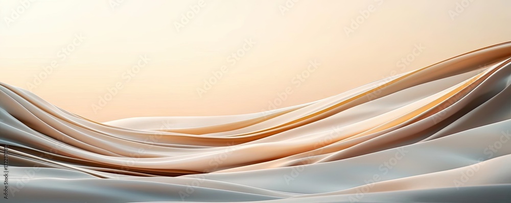 Poster abstract concept art background idea. abstract waves of soft colors evoke a sense of calm and sereni