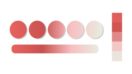 Abstract gradient background with Red, Rose Red, Rose Quartz, Ivory color palette. Abstract illustration with gradient blur design. Blurred colored abstract background. Colorful gradient
