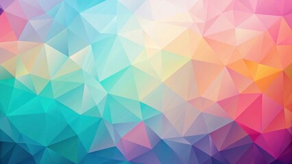 Obraz premium Geometric shapes in pastel hues create a mesmerizing effect on this low poly background , Minimalist, Art, Minimalist