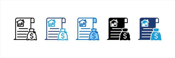 Claims Multi Style Icon Set