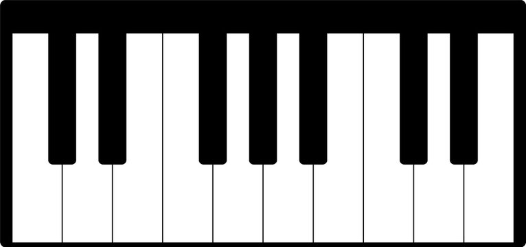 an illustration of the keyboard hand 건반 손자리 일러스트