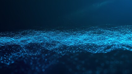 Digital Network Web: a complex structure of interconnected points, digital art, created