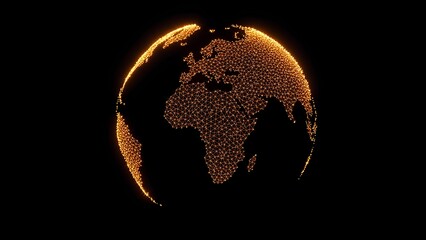 Digital Network Web: a complex structure of interconnected points, digital art, created