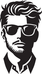 black man with sunglasses vector, man head with sunglass silhouette vector, man head vector illustration, man head logo vector, man head silhouette vector black and white