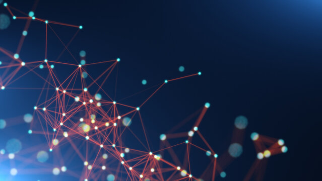Blue Technology and science background texture