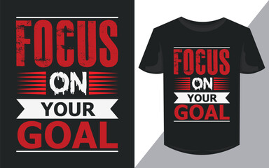 Black T-shirt design with Text .