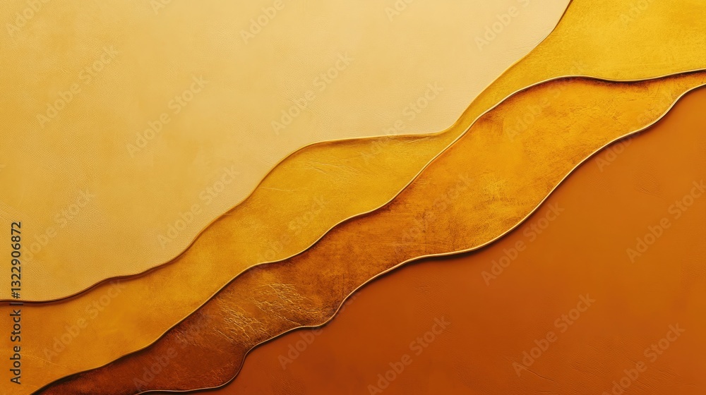 Poster abstract golden hues layered texture background design image
