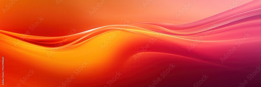 Poster Dynamic abstract background with energetic waves in red and orange hues for creative visuals and designs