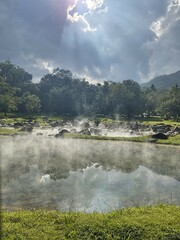 lake in the mountains