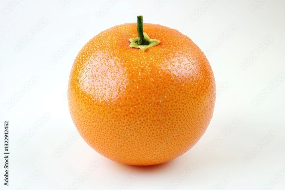 Poster captivating grapefruit presentation on a simple white background fresh and natural light close up vi