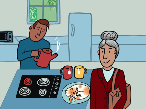 Normal People drinking Tea 