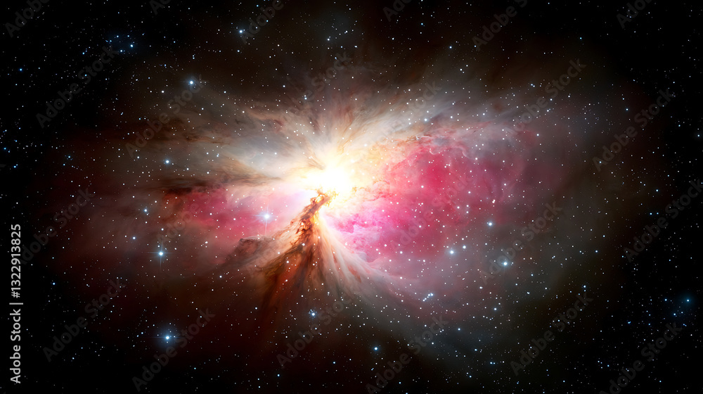 Poster cosmic explosion event outer space nebula imagery deep space astrophotography celestial wonders for 