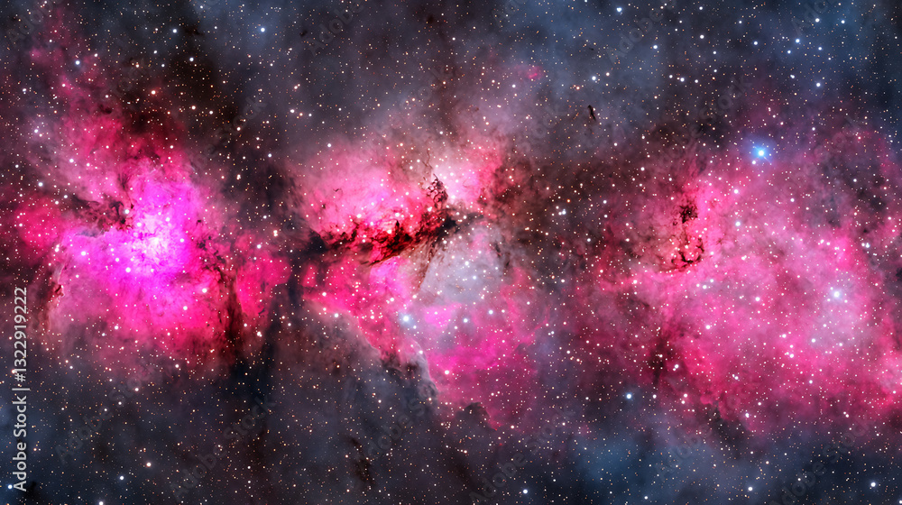 Aufkleber exploring cosmic wonders nebulae in deep space astrophotography galactic environment celestial viewp