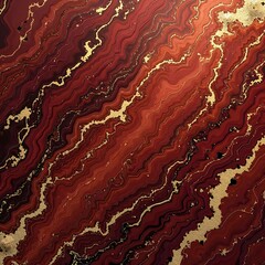 A stunning red marble texture with deep crimson and gold streaks