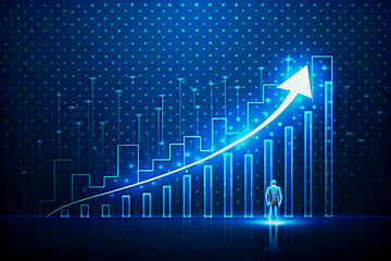 Upward Trend Chart Visualizing Growth