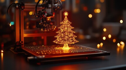 3D Printing a Festive Christmas Tree: A Technological Holiday Wonder