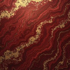 A stunning red marble texture with deep crimson and gold streaks