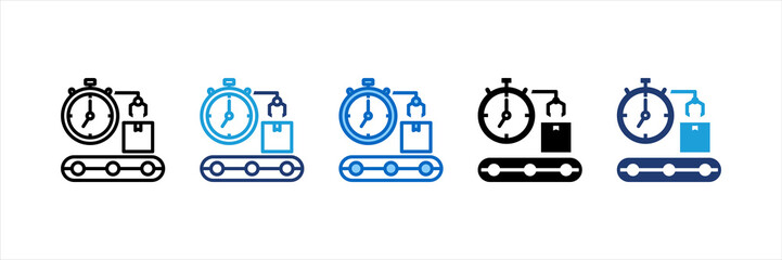 Just In Time Multi Style Icon Set