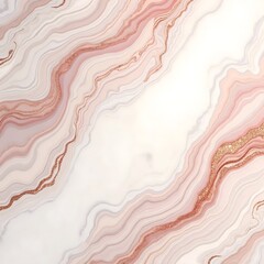 A warm and elegant rose gold marble background with soft pink and white swirls