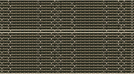 Fototapeta premium Abstract geometric textile background. Brown and beige woven pattern. Seamless texture for design.