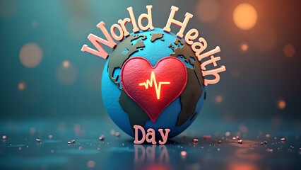 World Health Day Illustration For Awareness