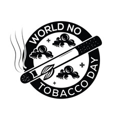 World No Tobacco Day Silhouette Art