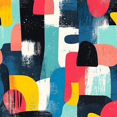 A collection of abstract patterns featuring fractal designs, geometric shapes, and organic forms in various artistic styles, including watercolor, digital, and minimalist aesthetics, with a diverse co