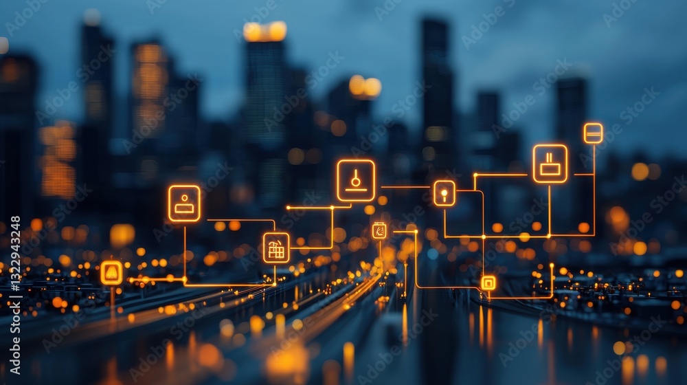 Poster connecting alternative energy networks for real-time distribution