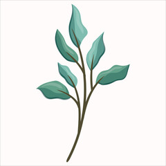 Elegant Hand-Drawn Magenta Floral Elements