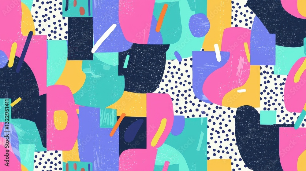 Poster vivid abstract graphics background colorful swirling patterns art