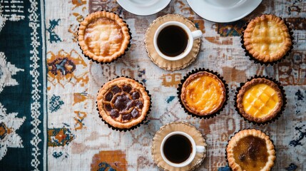 Aromatic Coffee and Delectable Pastries: A Delightful Afternoon Treat