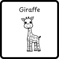 GIRAFFE COLORING BOOK