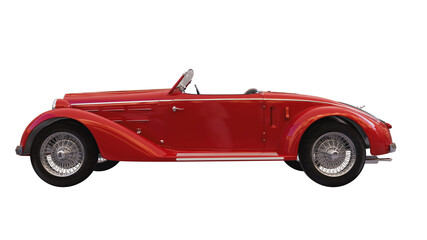 Classic Vintage Convertible Car with Chrome Details
.3D, rendering, illustration,