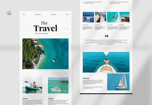 Travel News Letter Template