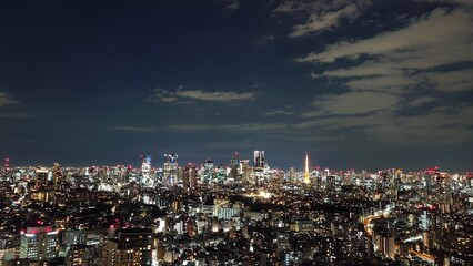 展望台から見た、都心の夜景 © 渉 髙橋