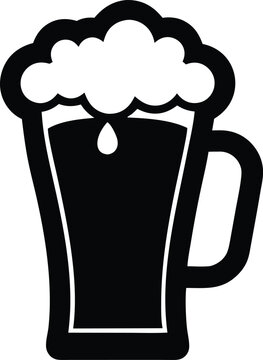 recommend clip art: beer glass bottle icon symbol. beer vector illustration