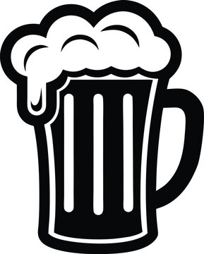 recommend clip art: beer glass bottle icon symbol. beer vector illustration