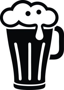 recommend clip art: beer glass bottle icon symbol. beer vector illustration