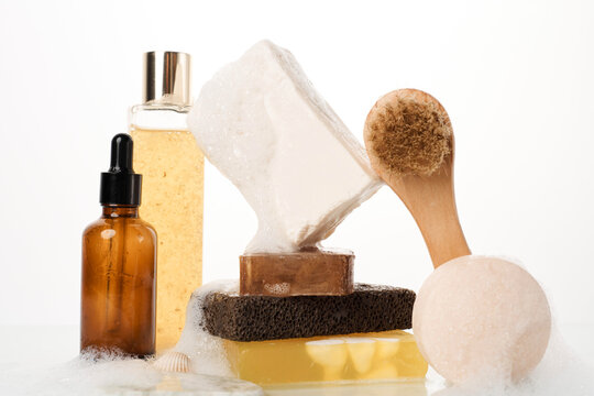 Still life from hygiene products