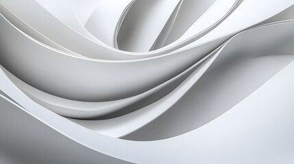 Fototapeta premium Breathtaking 4K Animation of Sleek Curved Sheets in a Modern Abstract Style