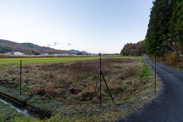 Historic old road “Salt Road” which is also a long distance hiking course and its surroundings