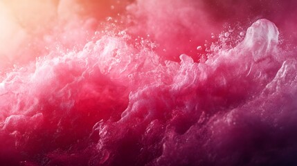 Dynamic Wave Texture Rendered in Gradient Blend with Vibrant Hues for Abstract Background Design