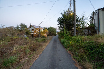 Historic old road “Salt Road” which is also a long distance hiking course and its surroundings